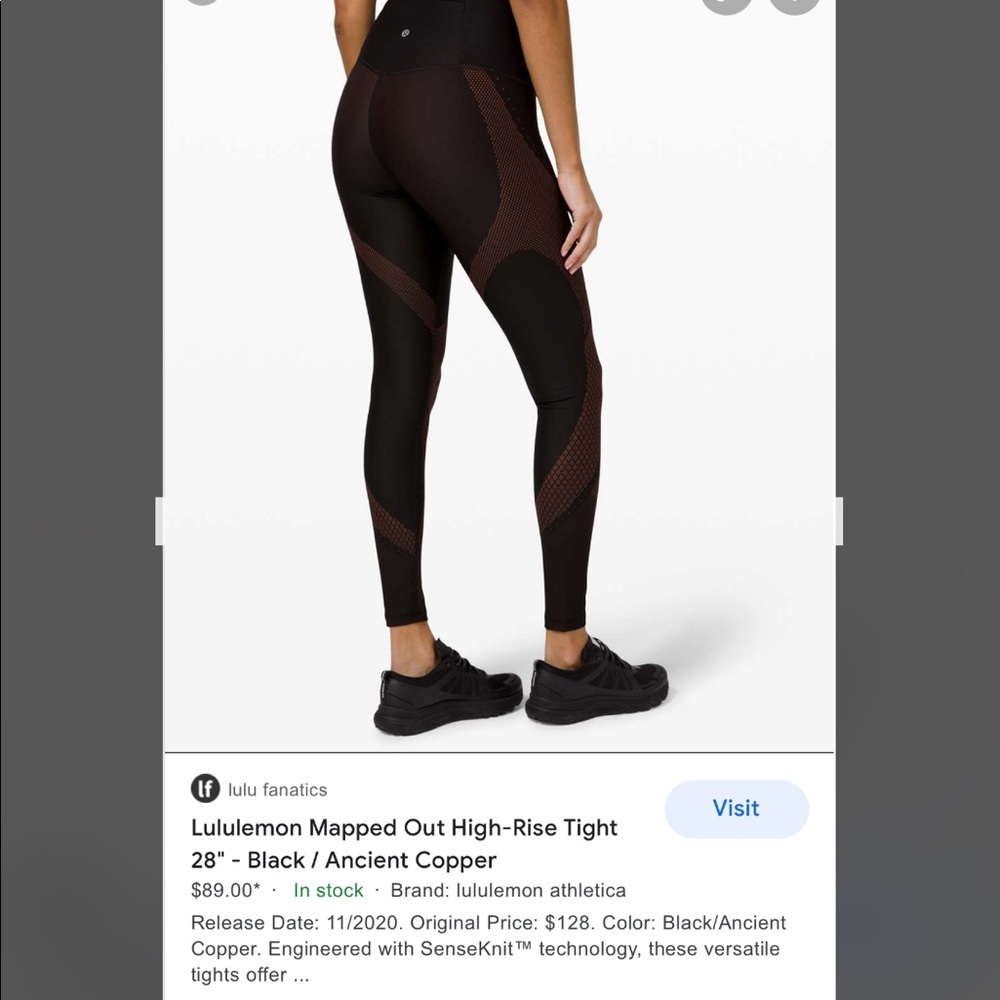 Lululemon leggings 28”